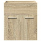 Set Mobili da Bagno 4 pz Rovere Sonoma in Legno truciolato