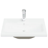 Set Mobili da Bagno 5 pz Rovere Sonoma in Legno truciolato