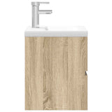 Set Mobili da Bagno 2 pz Rovere Sonoma in Legno truciolato