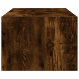 Mobile Porta TV con Luci LED Rovere Fumo 100X35,5x25 cm