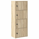 Libreria Rovere Sonoma 40x24x102 cm in Legno truciolato