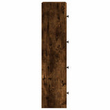 Libreria Rovere Fumo 40x24x102 cm in Legno truciolato