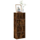 Libreria Rovere Fumo 40x24x102 cm in Legno truciolato
