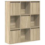 Libreria Rovere Sonoma 89x24x101,5 cm in Legno truciolato