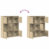 Libreria Rovere Sonoma 89x24x101,5 cm in Legno truciolato