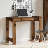 Scrivania Legno Vecchio 100x45x75 cm in Legno truciolato