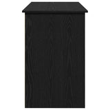 Scrivania Nera 102x50x75 cm in Legno truciolato