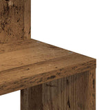 Mensola Angolare Legno Vecchio 32x32x127,5 cm Legno truciolato