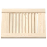 Anta con Design a Lamelle 39,5x29,5 cm in Legno di Pino