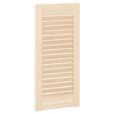 Ante con Design a Lamelle 2 pz 61,5x29,5 cm in Legno di Pino