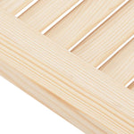 Ante con Design a Lamelle 4 pz 69x29,5 cm in Legno di Pino