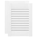 Ante a Lamelle 2 pz Bianche 39,5x29,5 cm