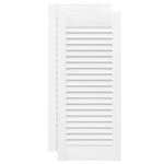 Ante a Lamelle 2 pz Bianche 69x29,5 cm