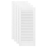 Ante a Lamelle 4 pz Bianche 69x29,5 cm