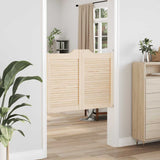 Porte a Battente 1-Paio Design a Lamelle 80x100cm Legno di Pino