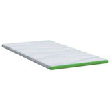 Guanciali per materassi Bianco e Verde 90 x 190 cm
