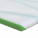 Guanciali per materassi Bianco e Verde 200 x 200 cm