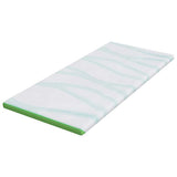 Guanciali per materassi Bianco e Verde 90 x 200 cm