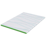 Guanciali per materassi Bianco e Verde 140 x 190 cm