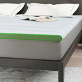 Guanciali per materassi Bianco e Verde 200 x 200 cm
