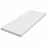 Guanciale Bianco 80 x 200 cm Schiuma Memory in Gel