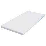 Guanciale Bianco 90 x 200 cm Schiuma Memory in Gel