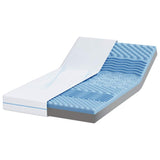 Materasso Bianco 90 x 200 cm Tessuto Jacquard