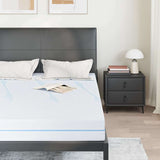 Materasso Bianco 160 x 200 cm Schiuma