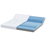 Materasso Medio rigido 200 x 200 cm Bianco