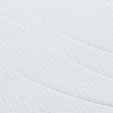 Materasso Bianco 70 x 200 cm Tessuto Jacquard