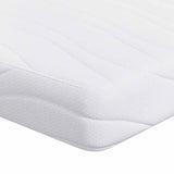 Materasso Bianco 70 x 200 cm Tessuto Jacquard