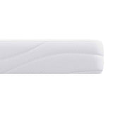 Materasso Bianco 70 x 200 cm Tessuto Jacquard