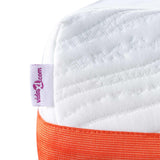 Materasso Bianco e Grigio 80 x 200 cm Schiuma Memory in Gel