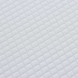 Materasso Bianco e Grigio 80 x 160 cm Molle Insacchettate