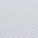 Materasso Bianco e Grigio 80 x 160 cm Tessuto Jacquard