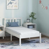 Materasso Bianco 60 x 120 cm Tessuto Jacquard