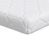 Materasso Bianco 60 x 120 cm Tessuto Jacquard
