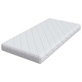 Materasso Bianco 60 x 120 cm Tessuto Jacquard