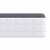 Materasso Bianco e Grigio 90 x 190 cm Molla Bonell