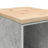 Armadietto da Garage Grigio cemento 40x51x85 cm