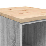 Armadietto per Garage Grigio Sonoma 40x51x85 cm