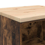 Armadietto da Garage in Rovere Affumicato 60x51x85 cm