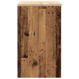 Armadietto da Garage in Legno Vecchio 60x51x85 cm