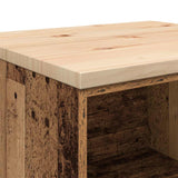 Armadietto da Garage in Legno Vecchio 60x51x85 cm