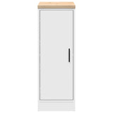 Armadietto da Garage Bianco 30x51x85 cm Legno Massello di Pino