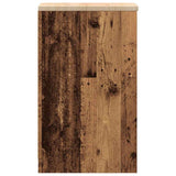 Armadietto per Garage in Legno Vecchio 30x51x85 cm