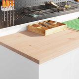 Armadietto da Garage Bianco 60x51x85 cm Legno Massello di Pino