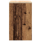 Armadietto da Garage in Legno Vecchio 60x51x85 cm