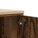 Armadietto da Garage in Legno Vecchio 60x51x85 cm