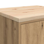 Armadietto per Garage in Rovere Artigianale 60x51x85 cm